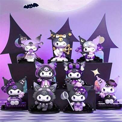 Scatola mistero sorpresa Sanrio & Kuromi - Giocattolo collezionabile in PVC da immaginazione, adatto per regali di Natale/Ognissanti/Pasqua, Scatola m