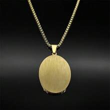 Chritian Sacred Heart Of Jesus Medal Pendant Necklace For Men Women Stainless Steel Gold Silver Color Chain Amulet Faith Jewelry