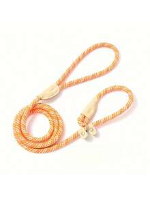 1pc Pet Leash With Reflective Stripes, Durable Dog Training Leash, Outdoor Walking Training - Multicolor - View 11