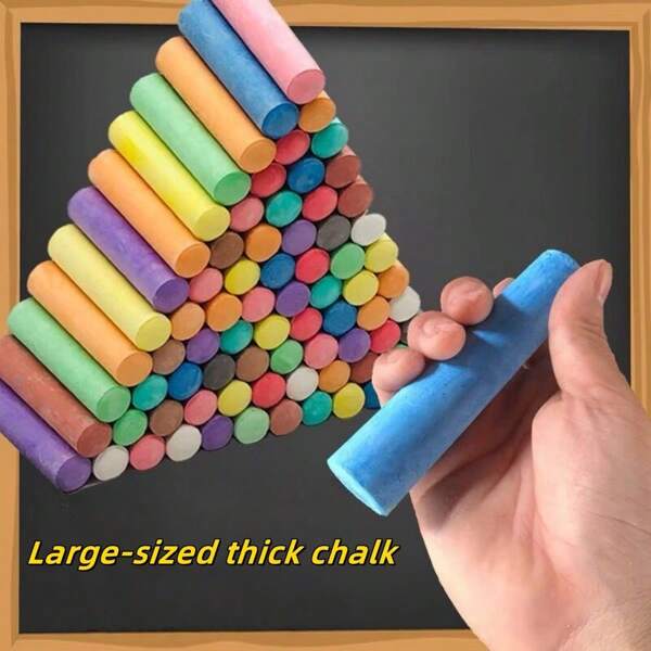 1 pieza Tiza de colores, tiza de piedra adecuada para DIY en paredes, dibujos en pizarras, patrones únicos, adecuada para el aula, la Navidad, dibujos en la pared, vuelta al colegio