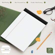 2 Pack Of Legal Pads 8.5 X 11 College Ruled Writing Pads 8.5 X 11.75 Notepad 30 Sheets Per Note Pads Notebook Study Back 8x11 Pads Of Paper WKWF - 2 Pack College Ruled - View 1