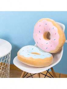 42厘米甜甜圈靠垫。柔软的甜甜圈填充物。儿童靠垫。在家放松身心的好选择，就是坐下来，向后靠着。圣诞礼物。万圣节礼物。情人节礼物。派对礼物。毕业礼物。毕业典礼礼物。复活节礼物。