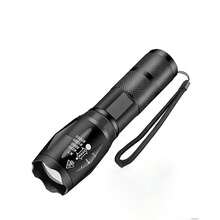1 件装手电筒，超亮 LED 手电筒可充电可变焦，适用于露营徒步户外防水手持式手电筒 LED 战术可充电手电筒 - 彩色 - 查看 13