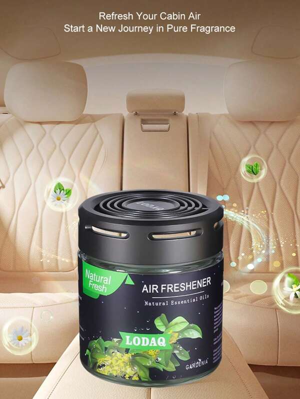1 Peça Bastão de Fragrância Sólida para Carro, Difusor de Carro Eliminador de Odores em Frasco de Vidro