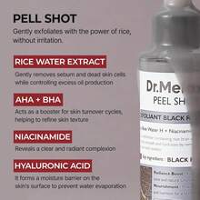 Dr. Melaxin Peel Shot Exfoliant Black Rice Ampoule - Multicolor - View 5