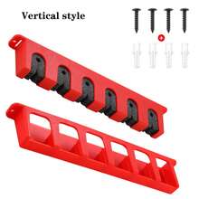 2 件 ABS 鱼竿架 - 多种颜色，壁挂式鱼竿架，高密度泡沫握把壁挂式，可容纳多达 6 根鱼竿或组合，适用于诱饵竿、旋转竿、鱼竿壁挂式、车库和运动器材存放