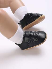 Zapatos para caminar de bebé para niños de 0 a 1 año, zapatos casuales ligeros, zapatos de bebé para primavera/otoño - Negro - Ver 1