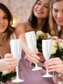 1/2/6/12 件高品质香槟杯，定制伴娘香槟杯，可定制姓名和标题和蝴蝶结，粉色/白色，优质香槟杯适用于威士忌、葡萄酒、鸡尾酒、啤酒、香槟、水、牛奶、燕麦片、茶、果汁、早餐、咖啡、饮料，非常适合咖啡馆、家庭、餐厅、派对、庆典、办公室、父亲节、母亲节、朋友礼物、情人节礼物、早午餐