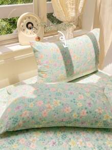 3pcs Vintage Ink Painting Print Duvet Cover Set (1pc Duvet Cover + 2pcs Pillow Cases), 100% Polyester, Machine Washable, No Filler