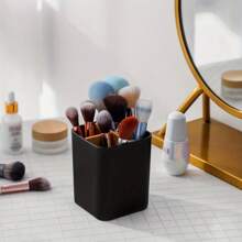 1PC Bamboo Toothbrush Holder For Bathrooms, Tooth Brush Holder With 4 Slots Bathroom Vanity Organizer Countertop For Electric Toothbrushes, Toothpaste, Razors Back To School