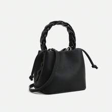 レディースバッグ 2025 新しいハイエンドの女性のショルダーハンドヘルドクロスボディバッグ - ブラック - チェックする 5