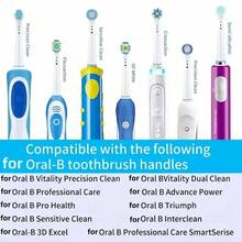 4/8/12/16Pcs Replacement Toothbrush Heads Compatible With Professional Electric Toothbrush, Toothbrushes Brush Head Refills For Pro 1000 500 1500 100 7500 DB4010 360 400 8000 7000 3000 6000 300 9600 2000 4000 - Multicolor - View 9