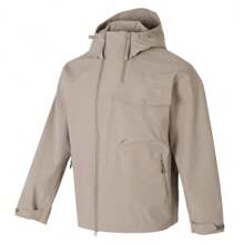 New Balance Chaqueta deportiva casual y de trabajo a prueba de viento con capucha para hombre NB 2025, modelo NAF17021GR