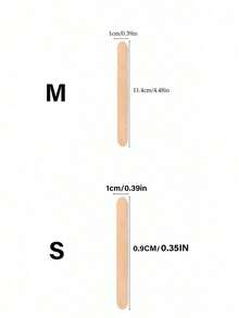 100/50 支天然木蜡棒精准脱毛，蜡木身体脱毛棒涂抹器刮刀，身体脱毛工艺棒涂抹器刮刀，天然木蜡涂抹器，木蜡工艺棒刮刀涂抹器用于脱毛、眉毛和身体，非常适合水疗和家庭使用，夏季脱毛刮刀涂抹器