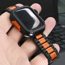 钛金属豪华表带适用于 Ultra2 系列 10 9 8 7 6 5 SE 5 4 手链，适合 49 毫米 46 毫米 45 毫米 44 毫米男士表带