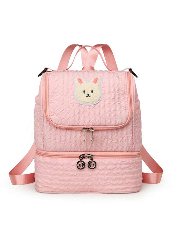 1pc Multifunctional Diaper Bag, Mommy Backpack With Bottle Warmer, Breastmilk Cooler, Suitable For Outdoor Travel And Nursing