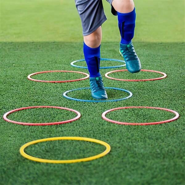 15pcs/Set 11-Inch Training Hoops, Agility Rings, Fitness Rings, Basketball, Soccer Training Hoops, Fitness Training Rings!