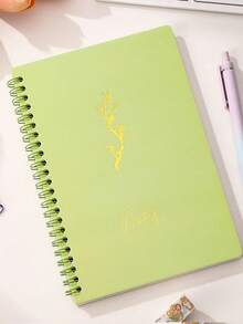 1 Máy tính xách tay bìa PP đơn giản có cuộn dây ngang màu Macaron, thích hợp cho văn phòng phẩm và đồ dùng văn phòng của sinh viên - A5 - Xem 18