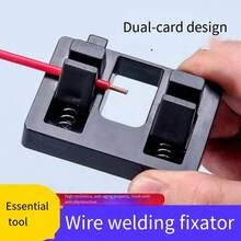 VFRYP Złącze lutownicze, zestaw narzędzi do lutowania DIY, stacja lutownicza, zacisk do okablowania PCB, akcesoria lutownicze