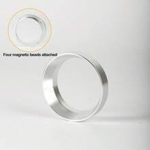 咖啡手柄磁性计量环，意式浓缩咖啡压粉器支架，防止粉末飞溅，适合 51 毫米/53 毫米/58 毫米 - 彩色 - 查看 7