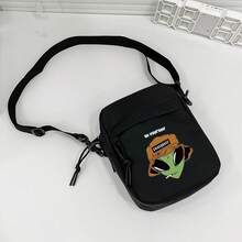 1 件定制时尚女士单肩包，大容量纯色斜挎包，独特的 DIY 设计，记录珍贵时刻，简约，宽敞，便携，轻便，耐用，适合旅行、街头服饰、休闲、收纳