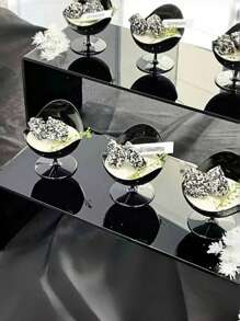 Appetizer Spoons Tear Drop Mini Appetizer Plates Plastic Catering Supplies Disposable Tasting Spoons Asian For Desserts Sauces Sushi Ice Cream Sample Serving Party(Black)