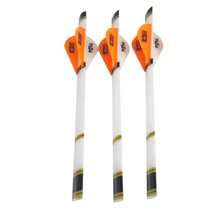 6 piezas de envoltura de plumas termorretráctil, accesorios para flechas de tiro con arco
