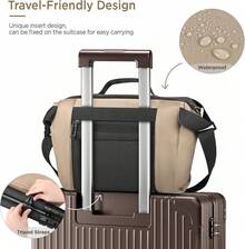 Camera Sling Bag, Waterproof Camera With Tripod Holder, DSLR/SLR/Mirrorless Cameras Shoulder Bag, Crossbody Camera Bags Photography (Black) - 咖啡 - 查看 4