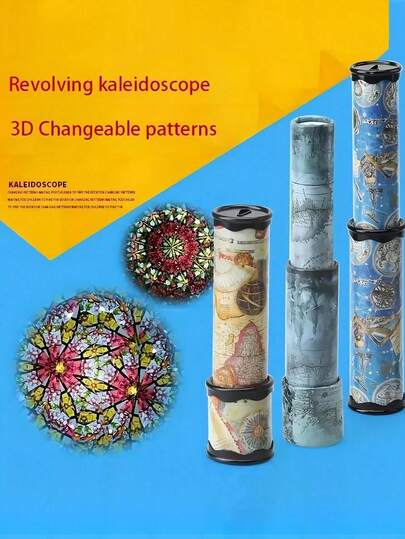 1pc Rotatable Kaleidoscope, Classic Stretchable Kaleidoscope Toy, Explore The Patterns In The Kaleidoscope With Friends, Toy Gift For Friends And Family, Suitable For Parties, Festivals, Birthdays, Back To School