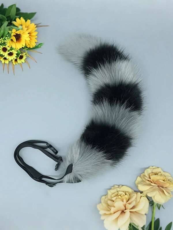 1set-Realistic Fox Tail, Accessories, With Cat Ears Hair Accessories, Headbands, Handmade Animal Tail Role Play Props, Suitable For Halloween Party Costume Accessories, Party Favors, Birthday Gifts, Gift Fillers, Birthday Parties, Room Decorations, Wall Decorations, (Some Parts May Be Random), Festival Essentials, Autumn, Thanksgiving, Halloween, Christmas, Carnival, Halloween Props, Halloween Party, National Day, Autumn