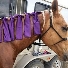 Set de 8 cobertores para la crin del caballo, funda protectora resistente al viento para proteger efectivamente la crin del caballo contra el viento, la abrasión y la suciedad - Multicolor - Ver 10