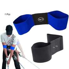 1 szt. Pasek treningowy do gry w golfa Narzędzie do ćwiczeń Trener ustawienia gry w golfa dla prawidłowego ustawienia i zamachu - Wielokolorowe - Zobacz 1