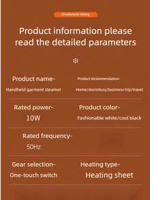 OBOVAY 1pc Portable Handheld Ironing Machine Household Mini Steam Electric Iron Small Hanging Ironing Machine For Fabric Clothes Ironing