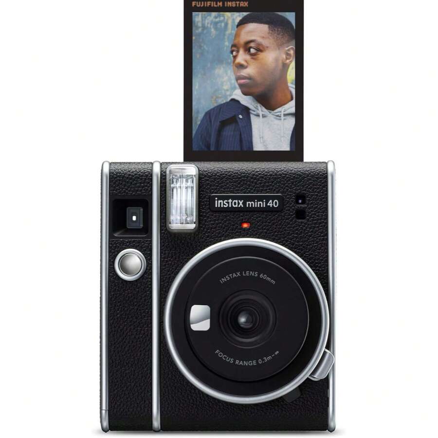 Fujifilm Instax Mini 40 Instant Camera - màu đen - Xem 1