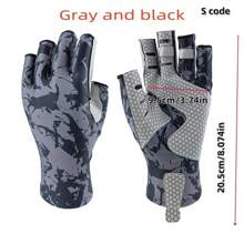 AiScrofa Fishing Gloves UPF50+ Sun Gloves UV Protection Fingerless Gloves Men Women For Outdoor, Kayaking, Rowing, Paddling, Canoeing