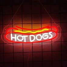 Ramen Neon Schild, lebendiges Ramen Nudel Design, BBQ LED Beleuchtung und Geschäfts Hot Dog Beleuchtungsschilder sind für Heimdekoration, Fast Food Laden, Geschäft, Küche, Schlafzimmer, Bar, Restaurant, Nudelshop Wanddekoration geeignet. USB-betrieben, wiederverwendbar und einfach zu installieren.