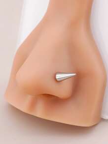 1pc/2pcs Spike Nose Studs, Nose Ring 20g Nostril Screw Ring With Complete Range Of Cone And Spike Sizes Nose Piercing, Nose Jewelry, Nose Pin