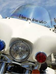 我爱你，开车，镜子贴纸，摩托车配件，摩托车后视镜贴纸，贴纸汽车配件，汽车内饰贴纸，汽车后视镜贴纸，汽车内饰化妆镜贴纸，防水PVC汽车贴纸，汽车通用，后视镜装饰贴，汽车必需品，摩托车用品