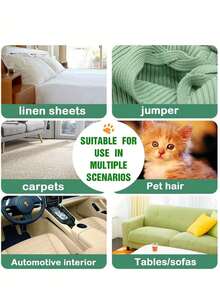 1/4pcs Pet Hair Remover Laundry Balls, Reusable, Effectively Removes Pet Hair From Clothes And Bedding, Washing Machine Cleaning Ball, Durable And Reusable Lint Collector, Keeps Clothes And Bedding Hair-Free, Essential For Pet Owners - Enhances Your Laundry Experience - Multicolor - View 8