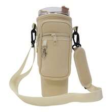 Water Bottle Carrier Bag With Phone Pocket For Cup 40/30 Oz, Water Bottle Holder With Adjustable Strap, Accessories,Bottle Pouch For Hiking Travelling Camping Climbing - Multicolor - View 11