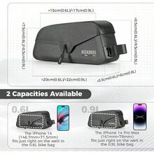 Bolsa para tubo superior de bicicleta de carretera, impermeable al 100%, magnética y ligera para bicicleta de carretera, MTB, gravel y e-bike