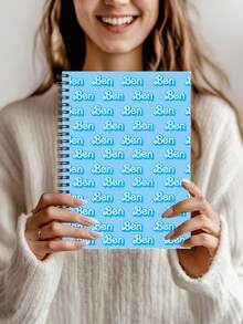 Customized Personalized Name Notebooks, Spiral-Bound Notebooks, Cute Student Diaries, Back-To-School Gifts, Teacher Appreciation Gifts, Gifts For The First Day Of School, Cute School Stationery Sets Suitable For Boys And Girls, Essential School Stationery Sets,Multi-Functional,Ornamental,Reusable,Modern,Colorful,Cute,Vintage,Cartoon,Kawaii,Custom,Personalized,Unique,Customized,Workers,Clients,Students,For Business/Work/Office,For School,Office & School Supplies,Xmas Decoration,Tendencia Local - Multicolor - View 5
