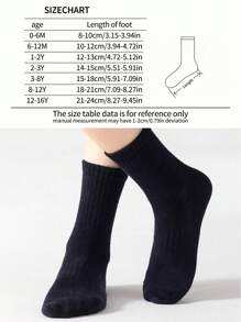 5 pares de calcetines tipo crew para niños y niñas, de unicolor negro/blanco/gris, para todas las temporadas, versátiles para deportes