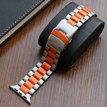 钛金属豪华表带适用于 Ultra2 系列 10 9 8 7 6 5 SE 5 4 手链，适合 49 毫米 46 毫米 45 毫米 44 毫米男士表带