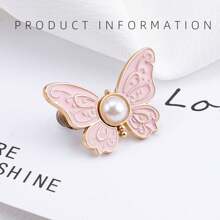 2pcs Butterfly Design Waist Button, Adjustable Pants Tightener, Waistband Fastener Clips
