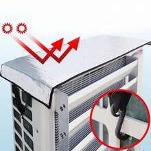 1/2/3pcs Air Conditioner Outdoor Unit Insulation Pad, Waterproof Sunshade Cover, Aluminum Foil Heat Insulation Sunscreen - Multicolor - View 1