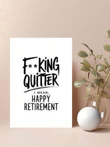1 tấm thiệp nghỉ hưu hài hước, "Quiver Mean, Nghỉ hưu vui vẻ, Một chương mới bắt đầu", dành cho Ngày nghỉ hưu, Ngày lễ, Bất kỳ ai, Người nghỉ hưu, Gia đình, Bạn bè, Anh ấy hoặc Cô ấy, Đồng nghiệp - Nhiều màu - Xem 4