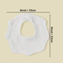 Set de 6 baberos para bebé con linda serie rosa, pañuelos de algodón puro suaves para la baba