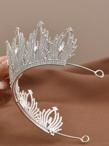 1 Stück barocke Kristallkrone, große Glanz-Krone für den Königinnenball, geeignet für Bankette, Zeremonien, Aufführungen und andere wichtige Anlässe