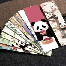 SCXXBSW 30 Stücke süße Panda Lesezeichen, süße wasserfeste Cartoon Lesezeichen, verwendbar zum Dekorieren von DIY Lesezeichen wie Bücher, Kunstbücher, Notizbücher, für Schulbedarf, Schulanfang
